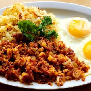 2 Eggs with Corned Beef Hash