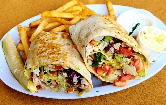 Santa Fe Chicken Wrap.