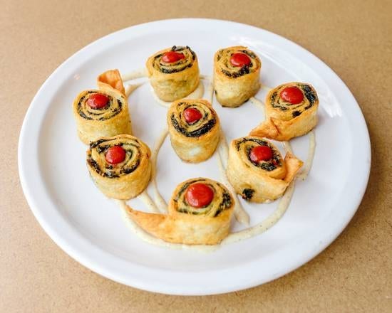 Spinach Pinwheels.