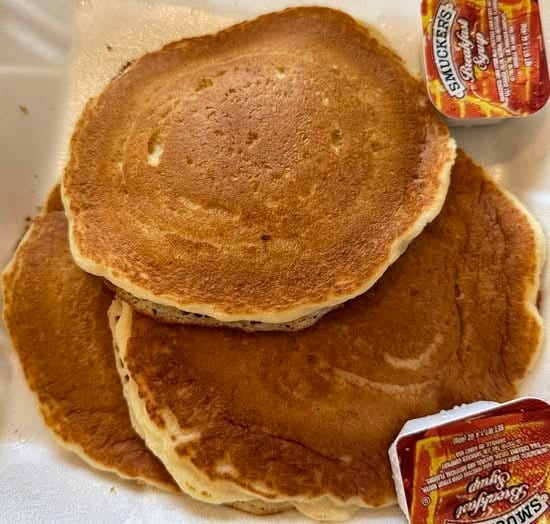 3 Pancakes.