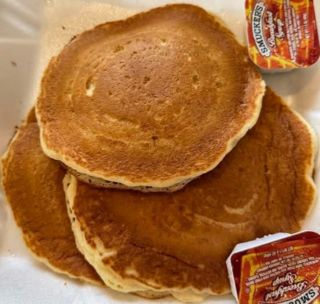 3 Pancakes.