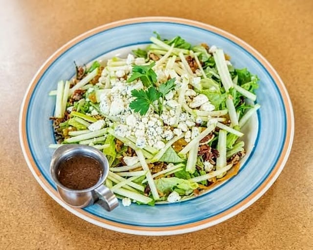 Bleu Cheese Pecan Salad.