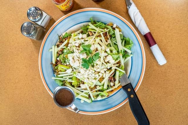Bleu Cheese Pecan Salad.