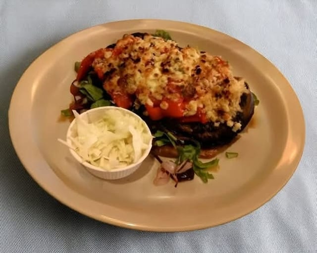 Portobello Mushroom Sandwich.