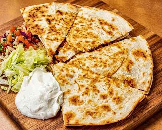 Blackened Chicken Quesadilla.