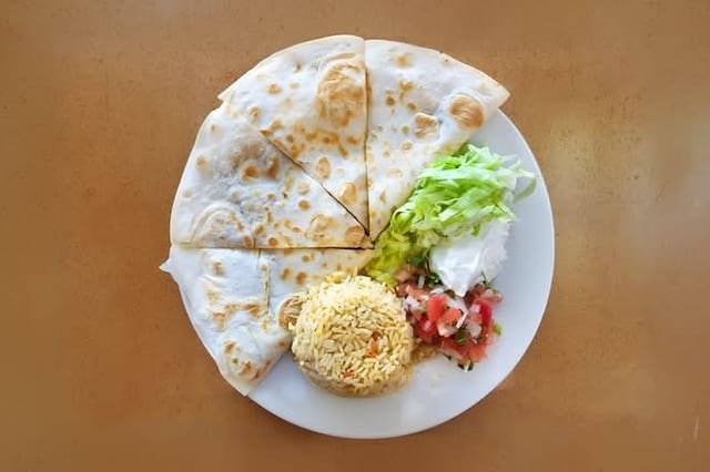 Blackened Chicken Quesadilla.