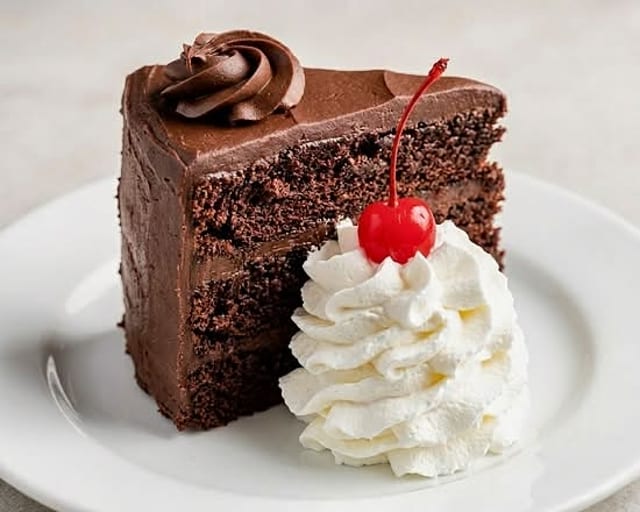 Chocolate Fudge Cake.