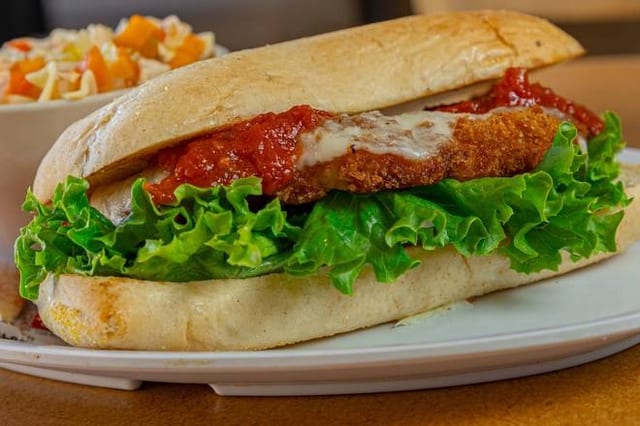 Chicken Parmesan Sandwich.