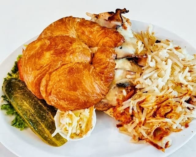 Grilled Chicken Croissant.