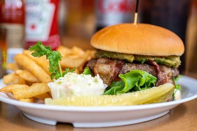 Avocado Cheese Burger.