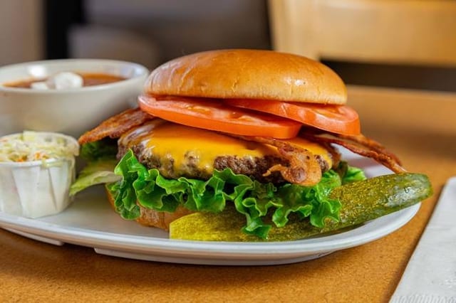 Bacon Cheese Burger.
