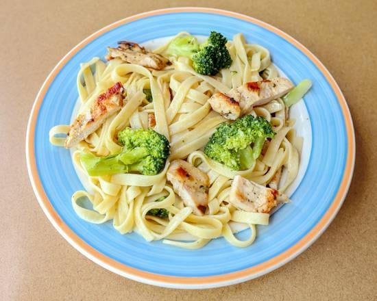 Fettuccini Chicken Broccoli.