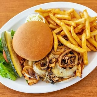 Smothered Chicken Sandwich
