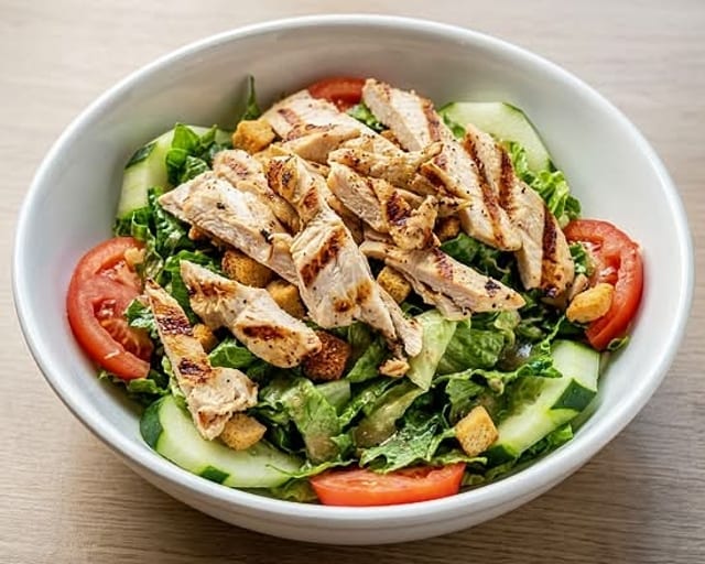 Grilled or Crispy Chicken Salad.