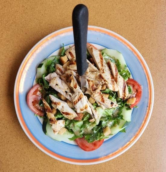 Grilled or Crispy Chicken Salad.