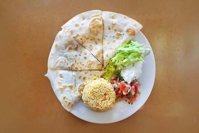 Cheese Quesadilla.